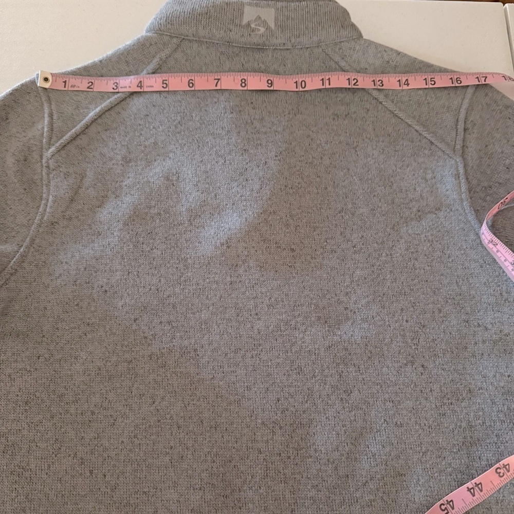 Storm Creek Overachiever Pullover “Vail” Logo Gray Sweater Fleece Men’s X-small - Picture 10 of 13